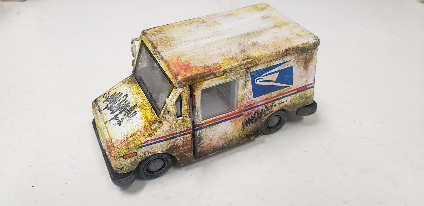 Weathered Mail Truck