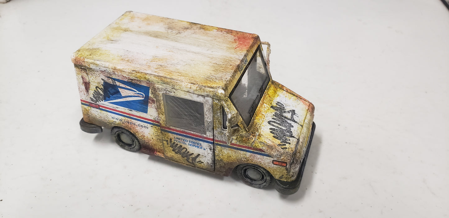 Weathered Mail Truck