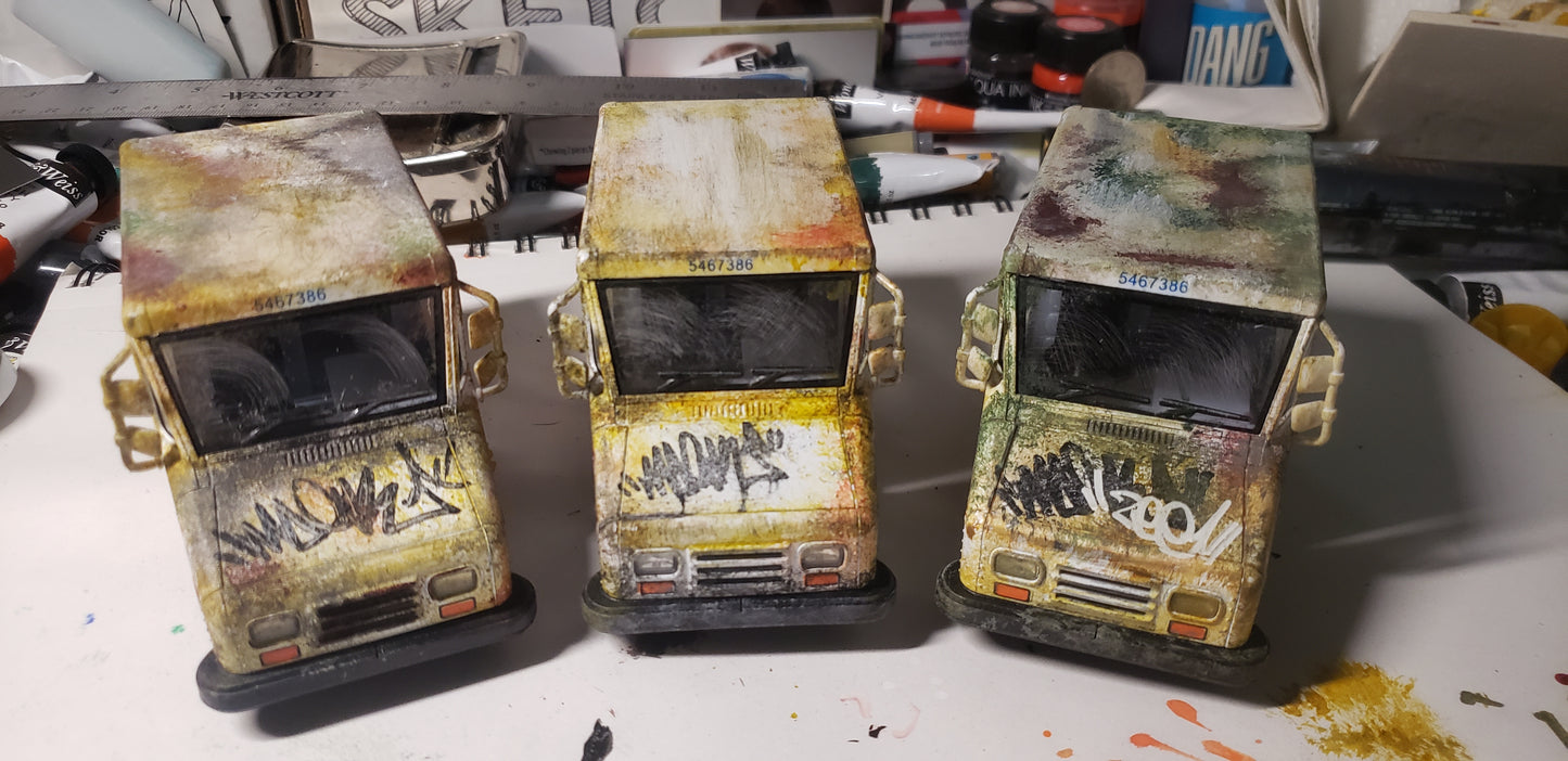Weathered Mail Truck