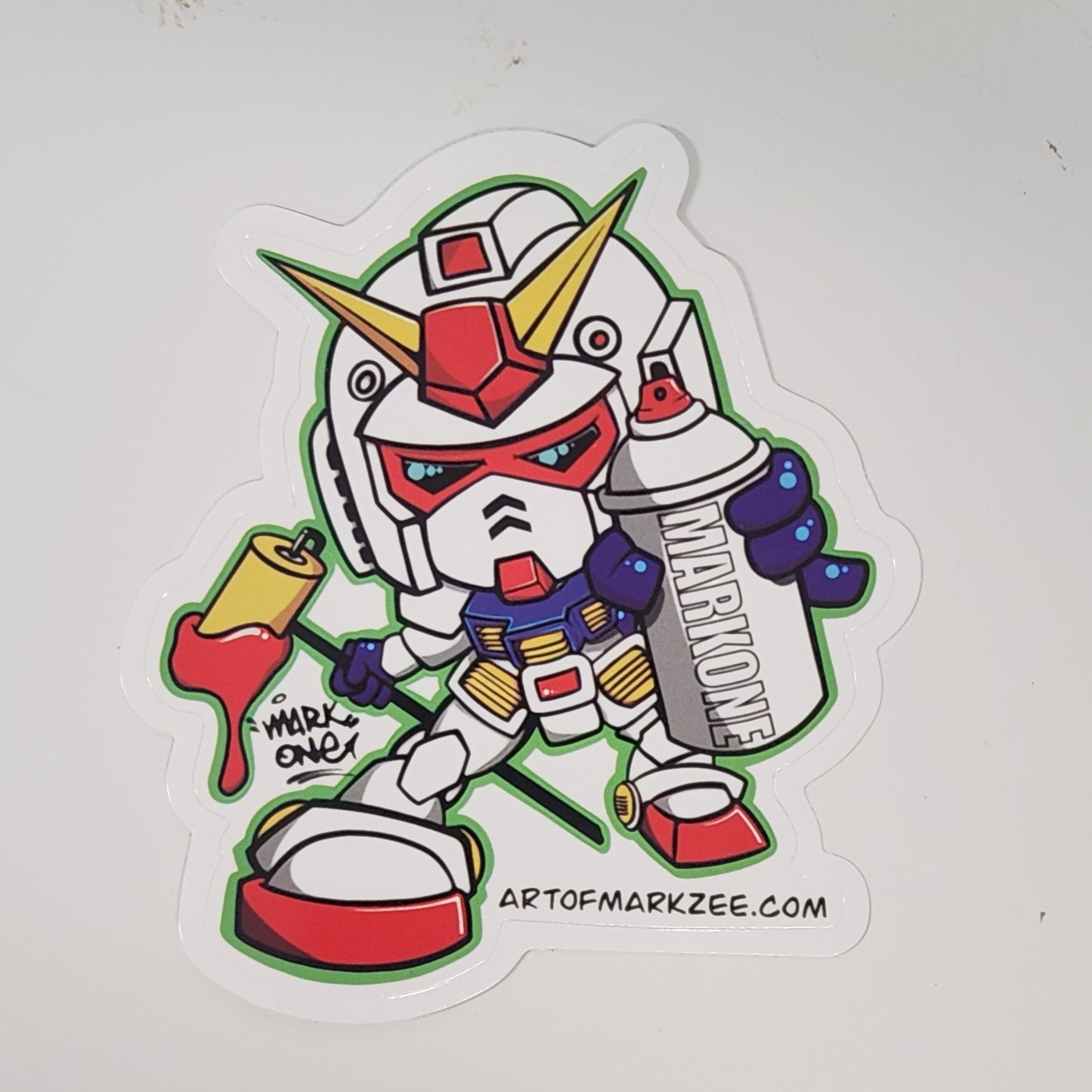 Gundam/Zaku Sticker