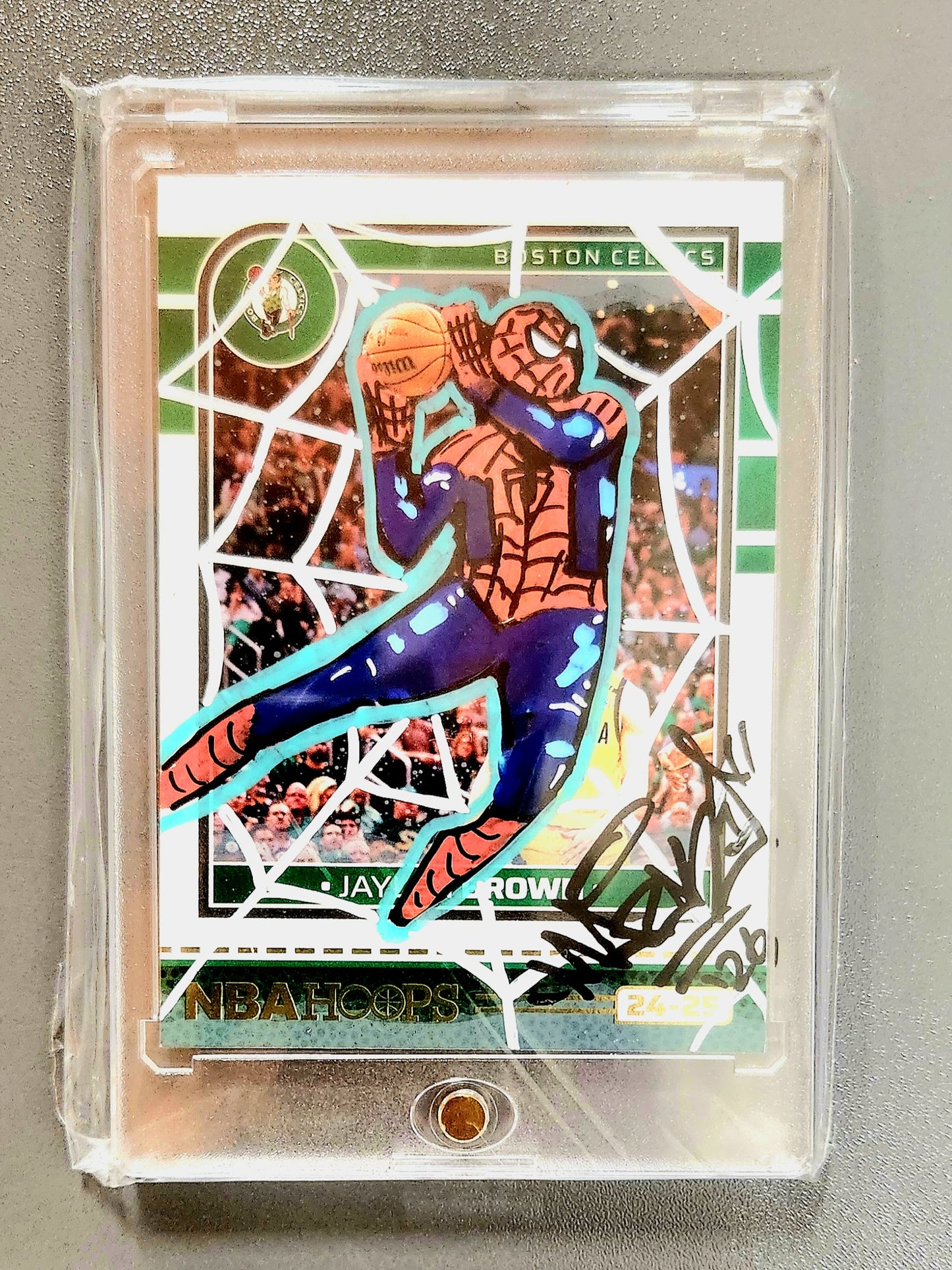 Jalen Brown NBAHOOPS #122 Spiderman Card