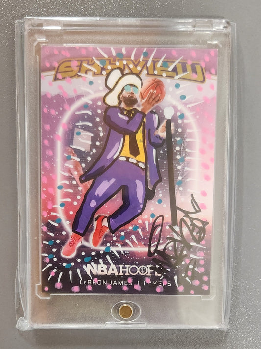 LeBron James NBA HOOPS Skyview 1/1 Custom