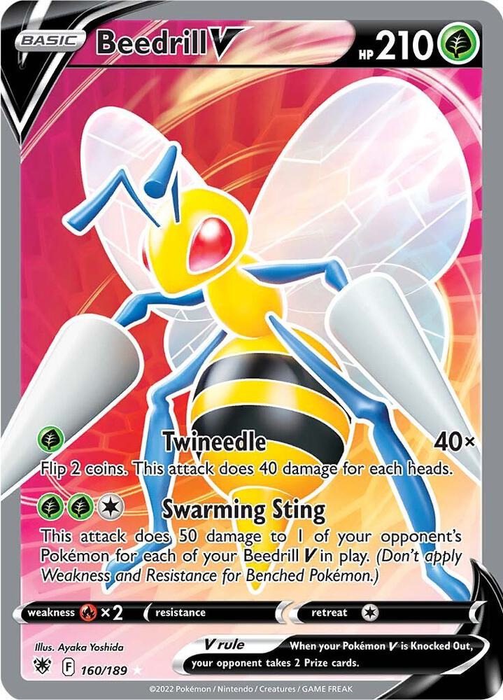 2022 Beedrill 160/189 1/1 Full(er) Art Card