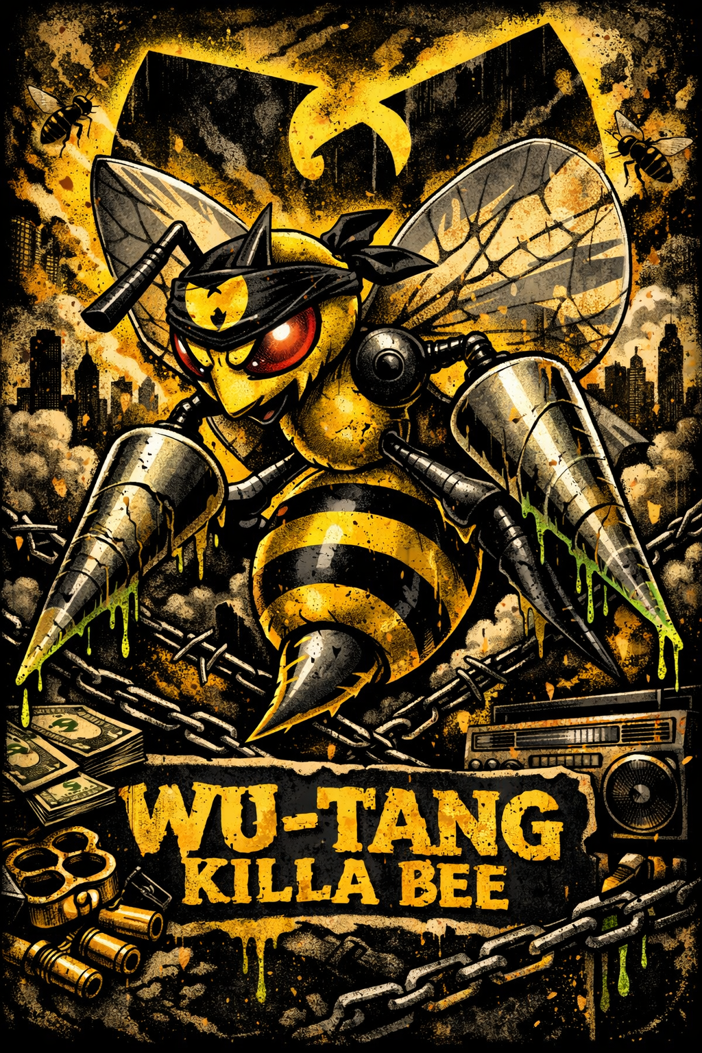 MarkOne WuTang Killa Bee Sticker